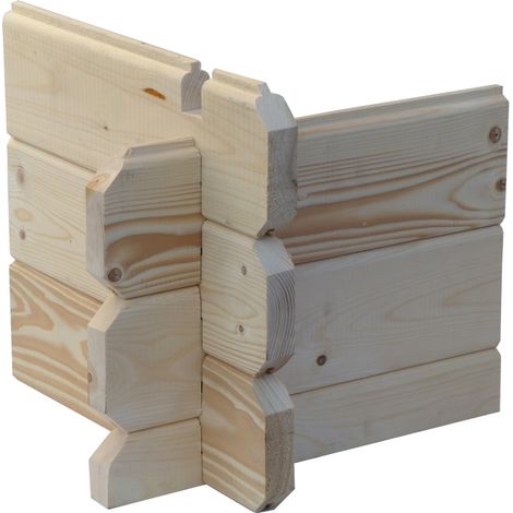 Altanka – Abri de jardin bois 25m² – Dimensions 5x5m – Épaisseur 28mm – Toit à deux pentes – Double porte vitrée – 2 fenêtres ouvrables