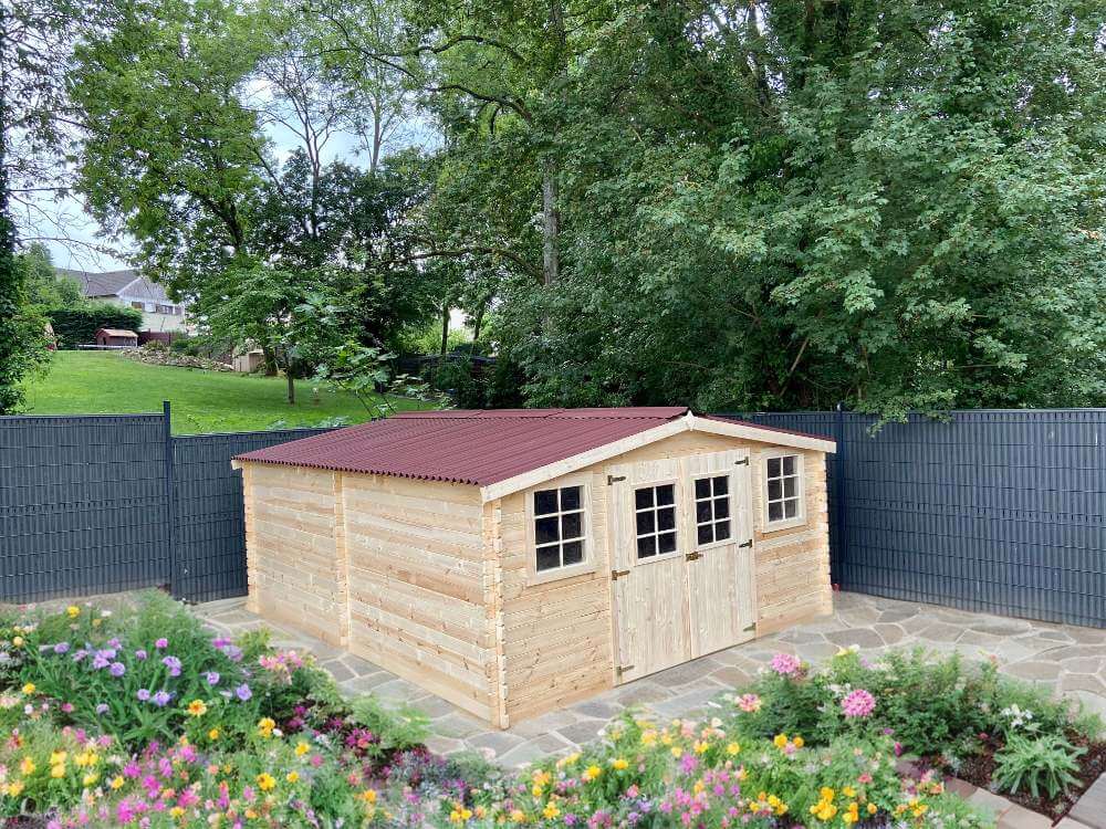 Grand abri de jardin 1er prix 20 m² sans permis, pratique - Foresta BAYONS