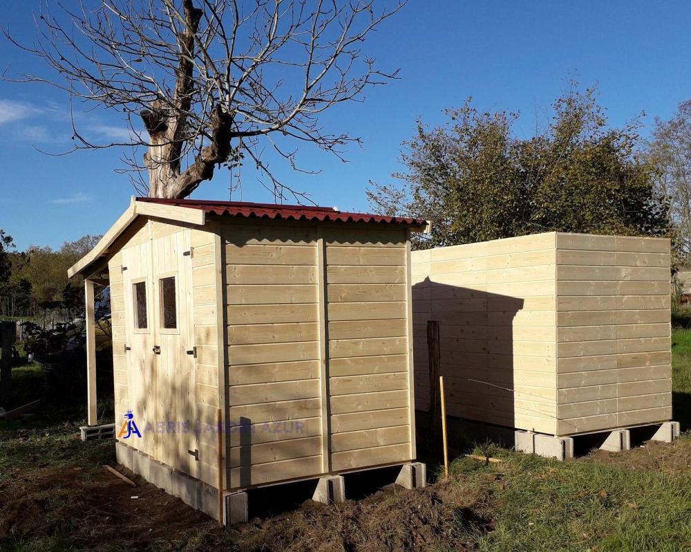 Abri Jardin 4 m² EDEN – Plancher + Couverture Inclus