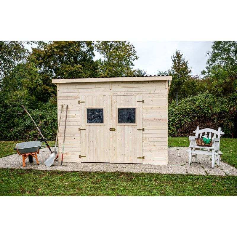Abri de Jardin Bois Monopente 5,6 m² - Foresta CIGALA