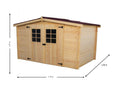 Abri de Jardin en Bois 5 m² - Foresta ALPINA