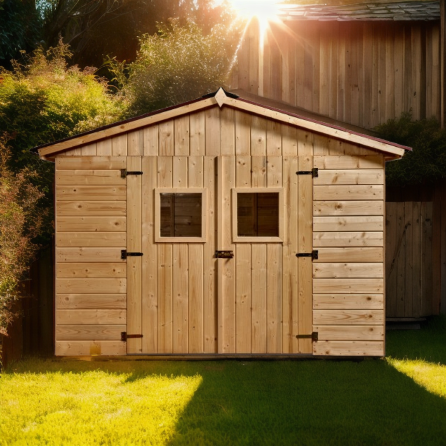 Abri de jardin bois 3x3m "Eden"