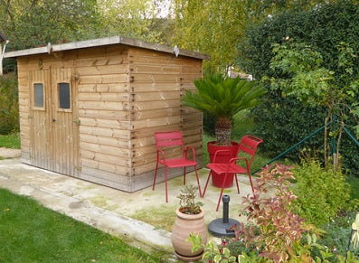 Abri moderne 5 m² avec panneaux et bac acier - Foresta Nova THEORA