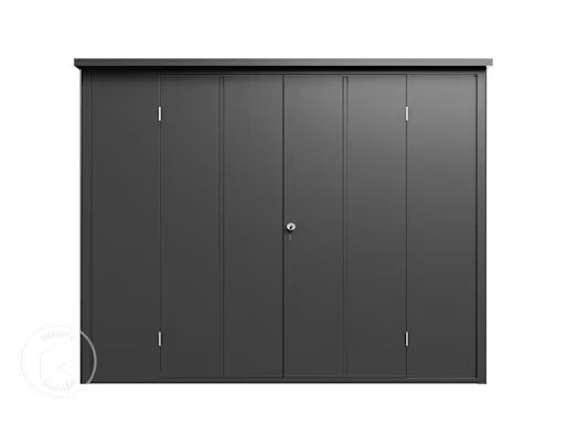 Armoire de jardin, anthracite 228 x 84 cm