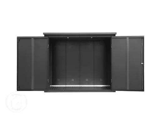 Armoire de jardin, anthracite 228 x 84 cm
