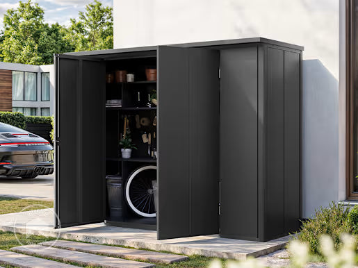 Armoire de jardin, anthracite 228 x 84 cm