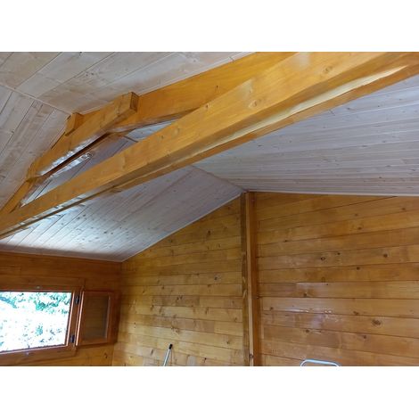 Abri de jardin 24.96 m2 bois naturel - Habrita - CZ 5040.02 - ABRIS DISTRI