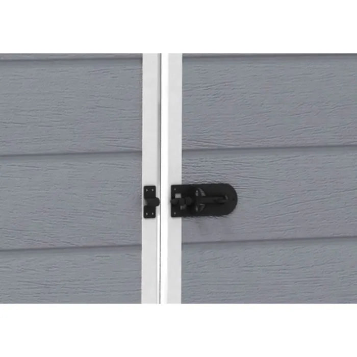 Abri de jardin 4,4 m² avec plancher KETER en résine Premium 86 Gris