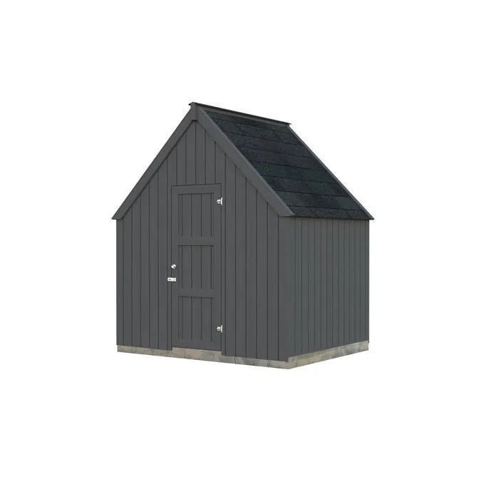 Abri de jardin pour serre Emilia - PALMAKO - 240x187 cm - Bois peint gris - 4,4 m² - ABRIS DISTRI