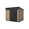 Abri de jardin résine Keter Signature 97 - 6 m² - Aspect bois Douglas- ABRIS DISTRI