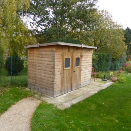 Abri moderne 5 m² avec panneaux et bac acier - Foresta Nova THEORA - ABRIS DISTRI