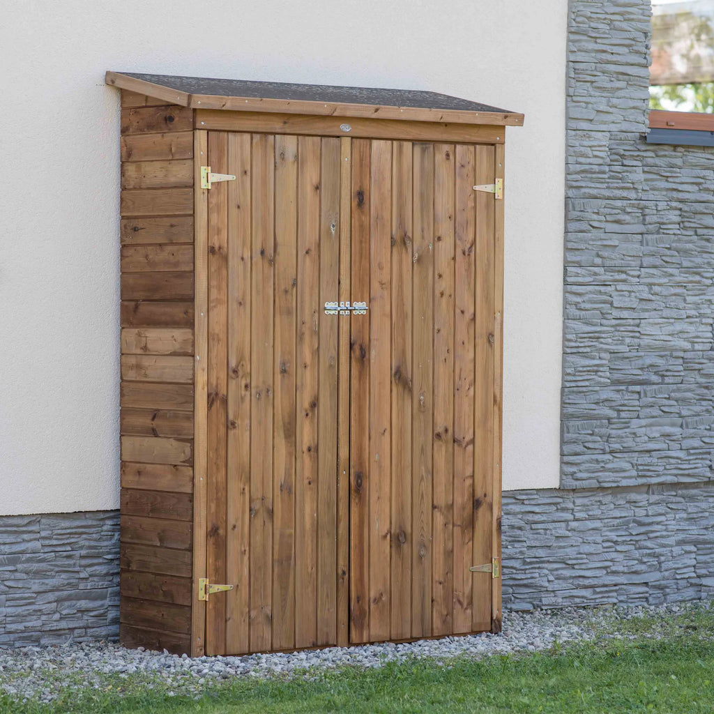 AXI Olivier Meuble de rangement de jardin en bois Marron 131 x 180 cm