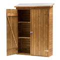 AXI Olivier Meuble de rangement de jardin en bois Marron 131 x 180 cm