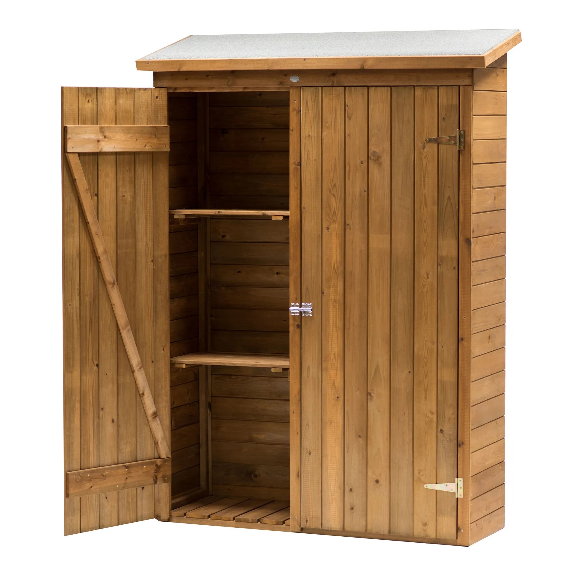 AXI Olivier Meuble de rangement de jardin en bois Marron 131 x 180 cm