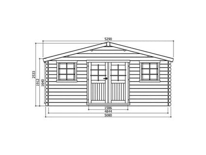 Maisons de jardin Solid Abri de Jardin Maisonnette Chalet de Jardin Zurich