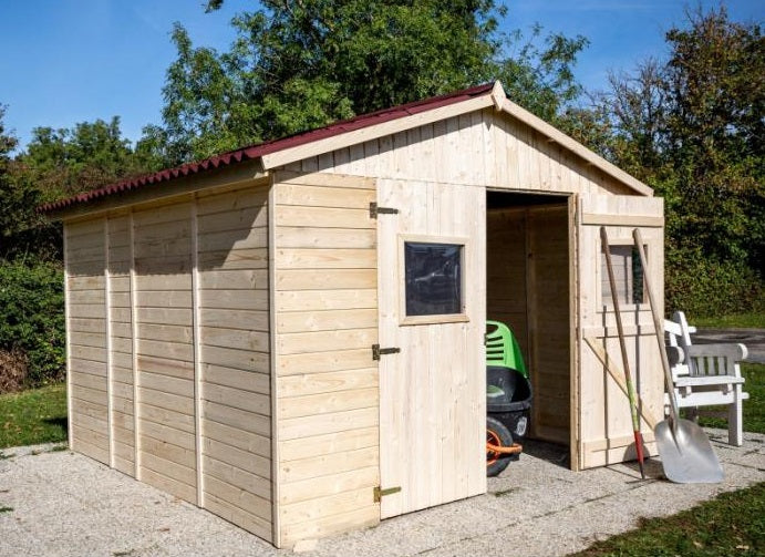 Abri de jardin bois 3x3m "Eden"