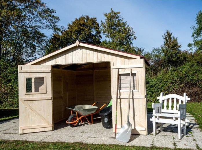 Abri de jardin bois 3x3m "Eden"