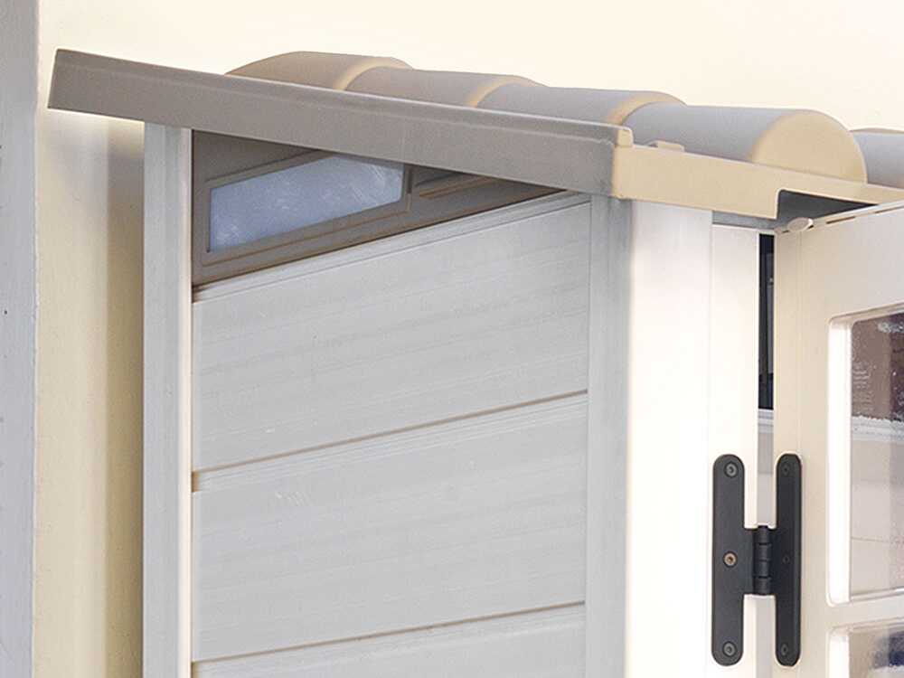 Garofalo Tuscany Evo 100 - Abri de jardin - Avec fenêtres et porte à double battant - 122,5 x 82,5 x 201 cm