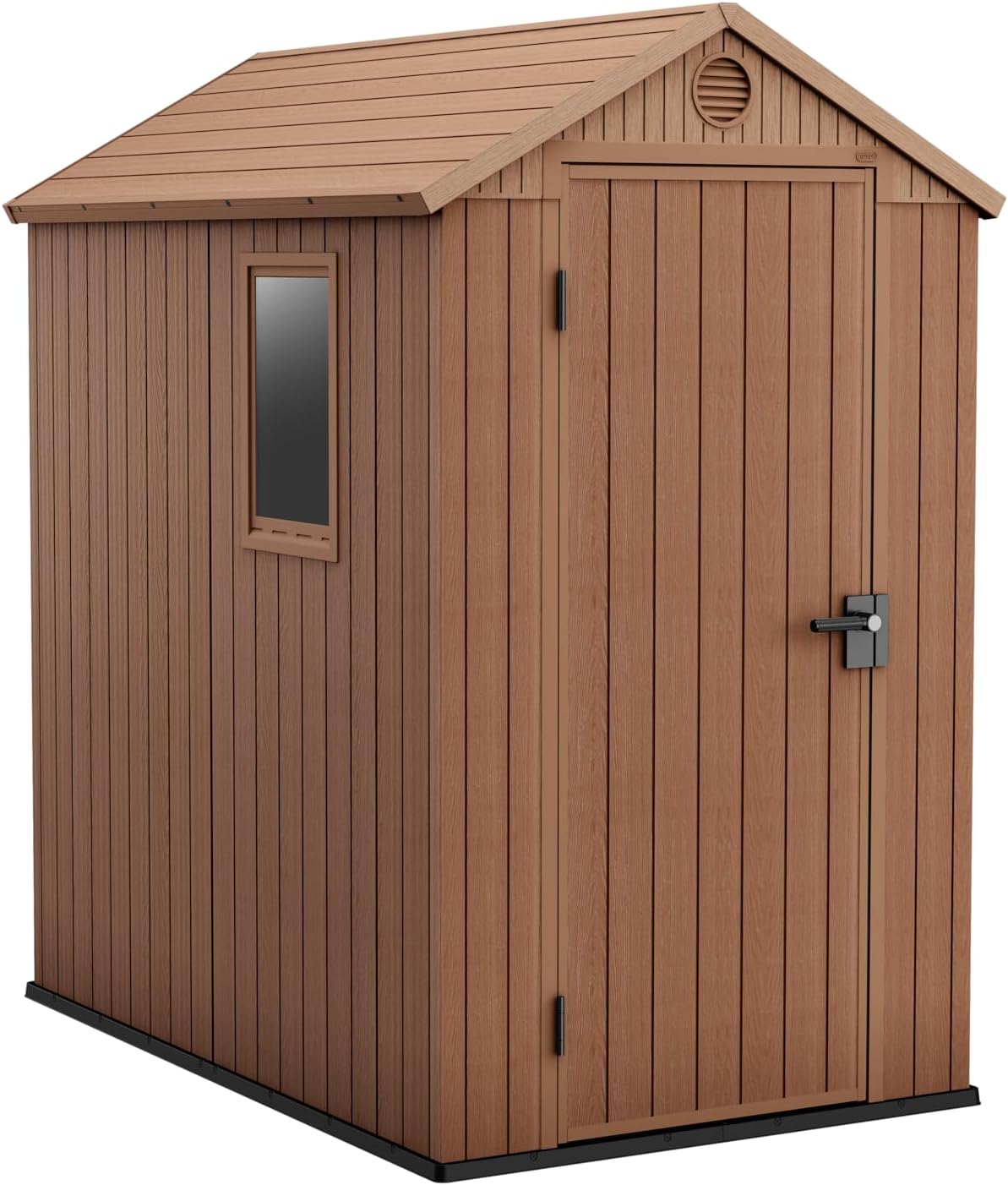 Abri de jardin résine Keter Darwin 4x6 - Aspect bois- ABRIS DISTRI