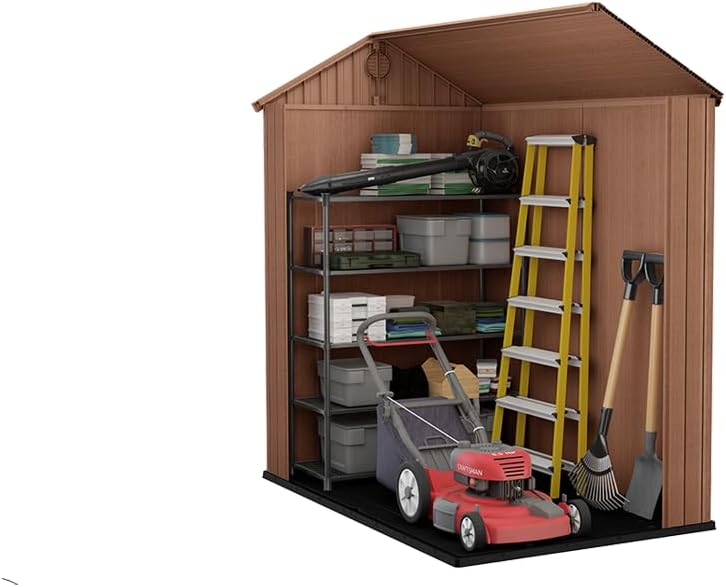 Keter Abri de jardin Darwin 46 Aspect de bois - ABRIS DISTRI