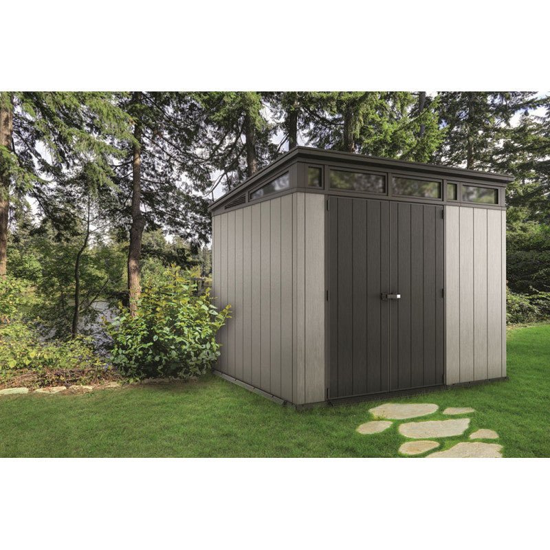 Abri de jardin résine Keter Artisan 9x7 - 6 m² - Design contemporain - 277x218x226 cm- ABRIS DISTRI