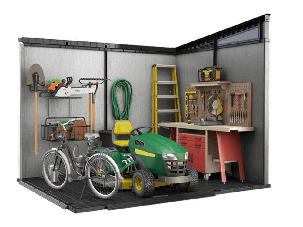 Keter Cortina 7x7 - Abri de jardin - Avec porte à double battant - 214 × 218 × 226 cm