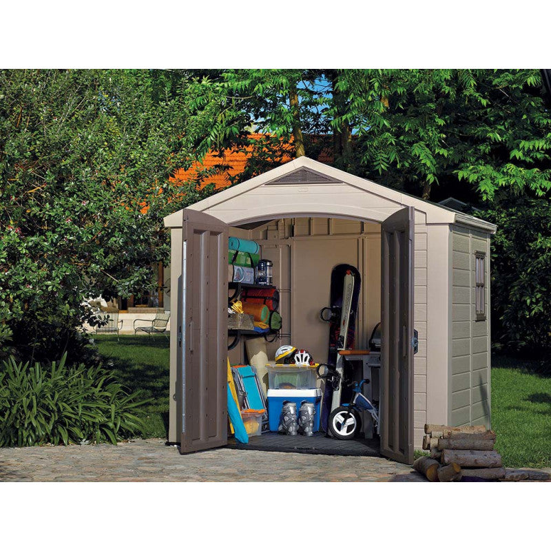 KETER FACTOR 8 x 6 Abri de jardin, 256,5 x 182 x 243 cm 17197897
