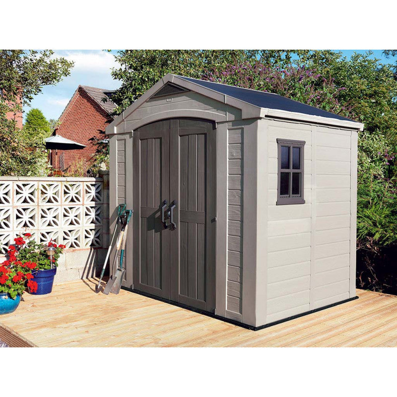 KETER FACTOR 8 x 6 Abri de jardin, 256,5 x 182 x 243 cm 17197897