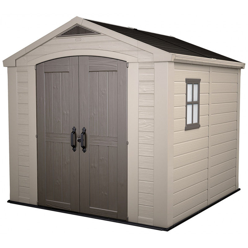 KETER FACTOR 8 x 8 Abri de jardin, 256,5 x 255 x 243 cm 17197916