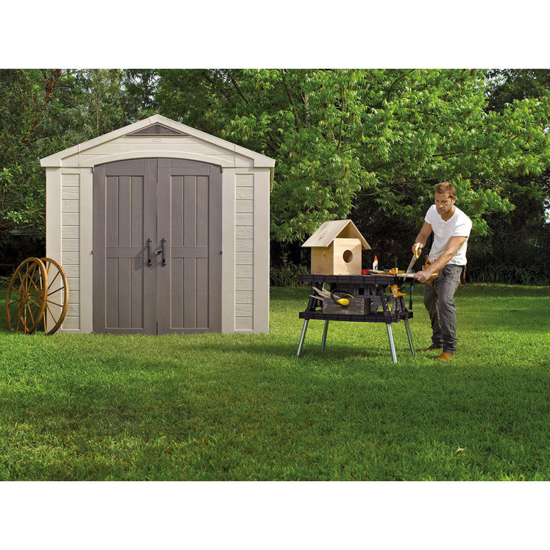 KETER FACTOR 8 x 8 Abri de jardin, 256,5 x 255 x 243 cm 17197916