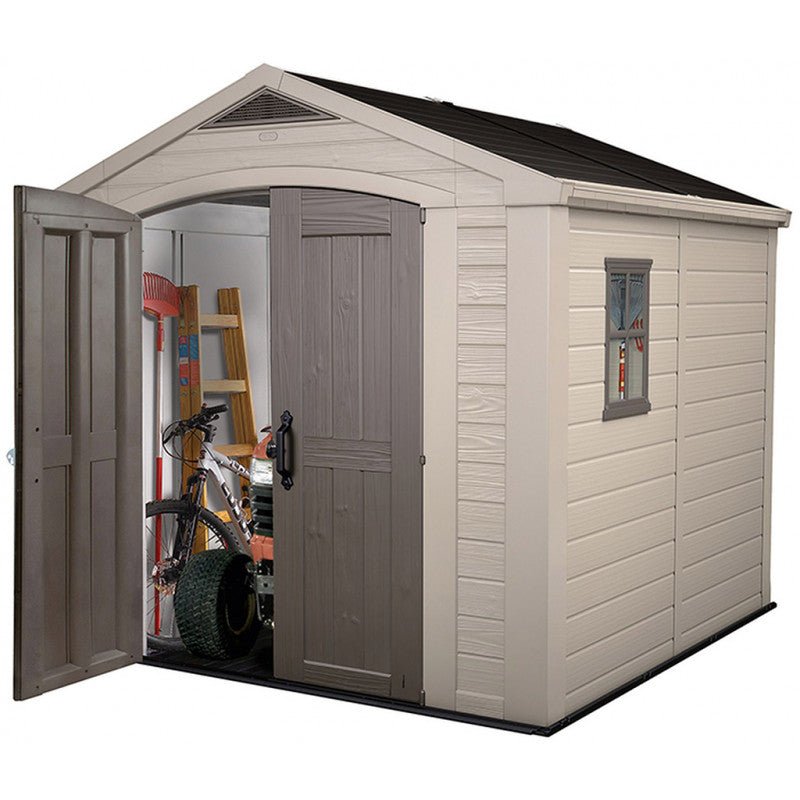 KETER FACTOR 8 x 8 Abri de jardin, 256,5 x 255 x 243 cm 17197916 - ABRIS DISTRI
