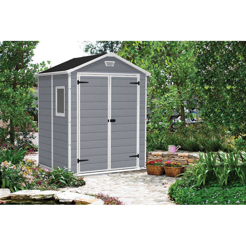 KETER MANOR 6 x 5 DD Abri de jardin, 185 x 152 x 226 cm 17197128