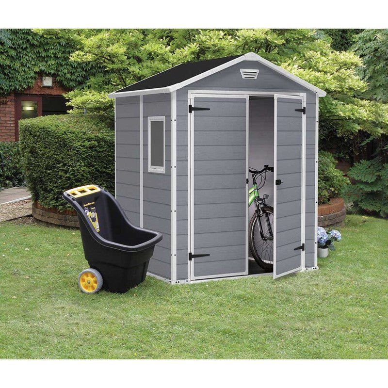 KETER MANOR 6 x 5 DD Abri de jardin, 185 x 152 x 226 cm 17197128 - ABRIS DISTRI