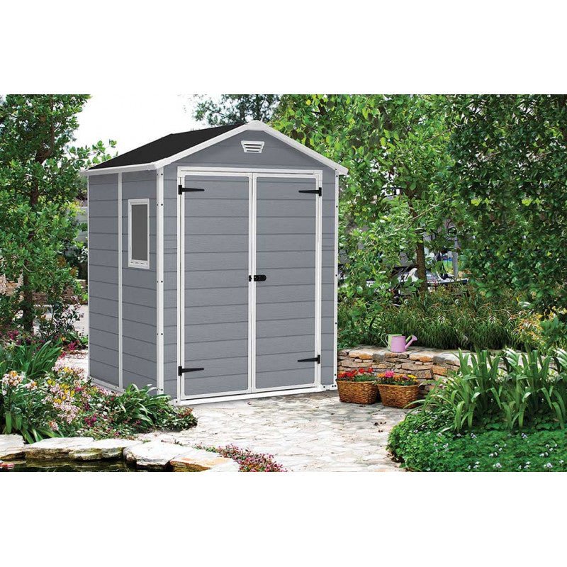 KETER MANOR 6 x 5 DD Abri de jardin, 185 x 152 x 226 cm 17197128 - ABRIS DISTRI