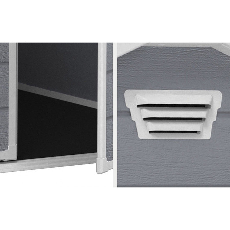 KETER MANOR PENT 6 x 6 Abri de jardin, 183,5 x 185 x 200,5 cm 17208243
