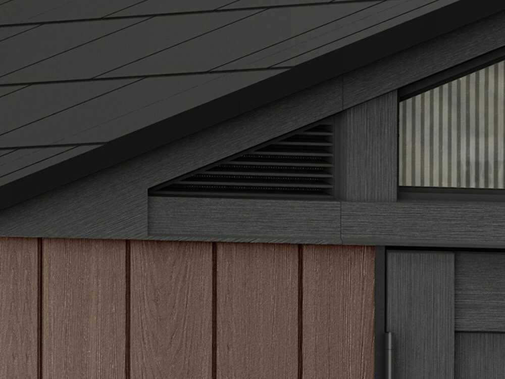 Keter Stronghold 10x8 - Abri de jardin - Avec porte à double battant - 305 × 243 × 251 cm