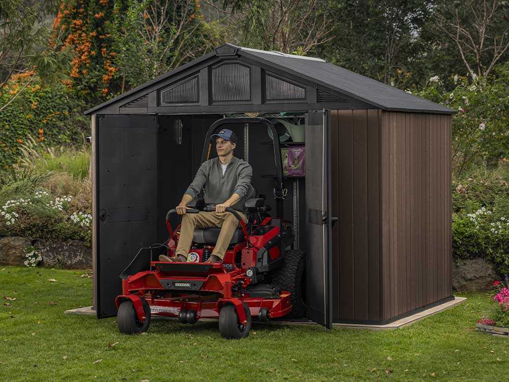 Keter Stronghold 10x8 - Abri de jardin - Avec porte à double battant - 305 × 243 × 251 cm