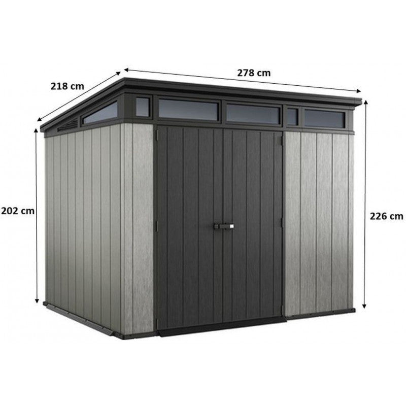 KETER ARTISAN 9 x 7 Abri de jardin, 277 x 218 x 226 cm 17204256
