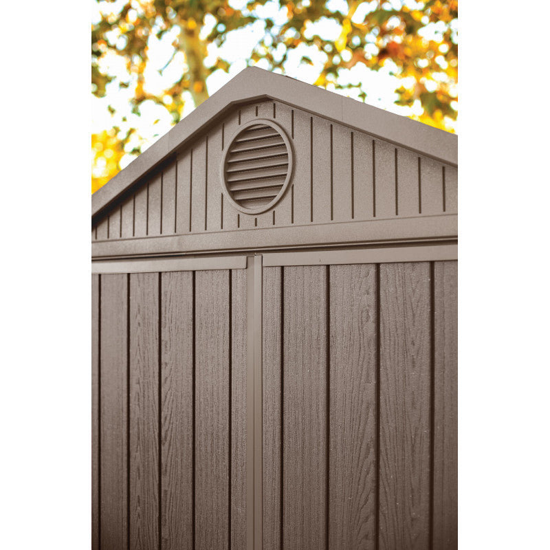 KETER DARWIN 6 x 8 Abri de jardin, 190 x 244 x 221 cm, marron 17210355