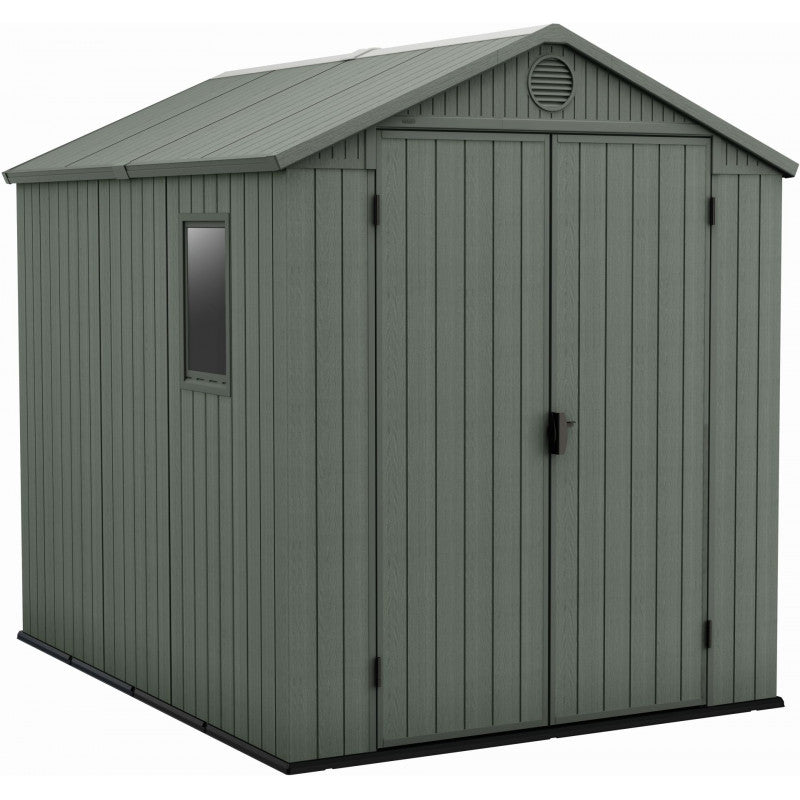 KETER DARWIN 6 x 8 Abri de jardin, 190 x 244 x 221 cm, vert 17210355