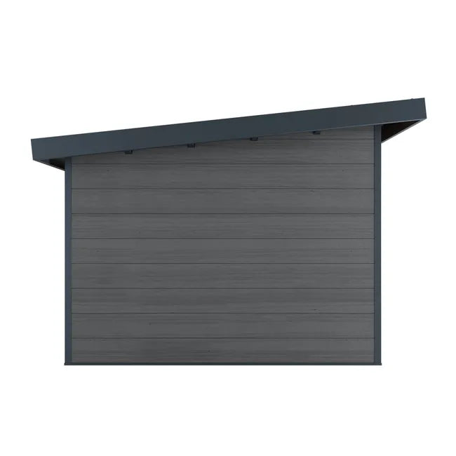 Abri de Jardin Composite ALMA - 11m2 Gris - Garantie 20 ans - Cabanon de Jardin